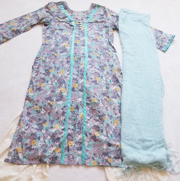 pakistani boutique Dresses & Skirts - 3 pzs pakistani shalwar kameez outfit